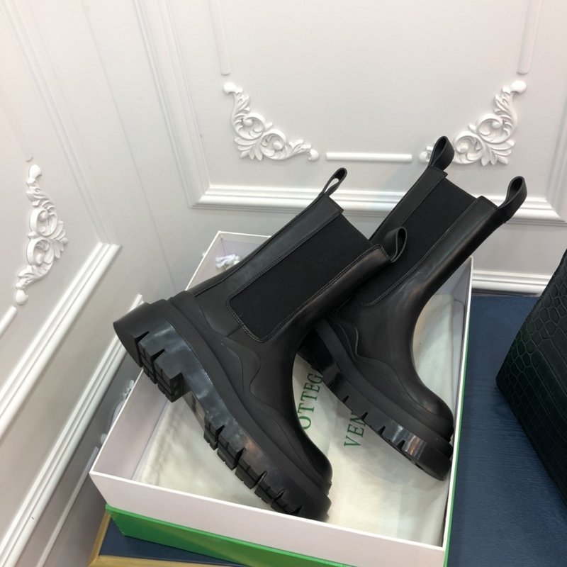 Bottega Veneta Tire Leather Ankle boots