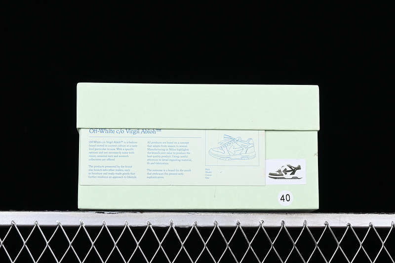 OFF-WHITE Out Of Office leather sneakers