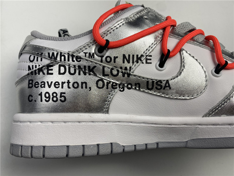 Off White x Nike Dunk Low CT0856- 800