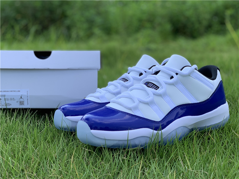 Air Jordan 11 Retro Low White Concord AH7860-100
