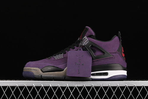 Travis Scott x Air Jordan 4 Retro 'Purple Suede - AJ4 766302