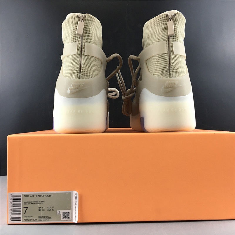 Nike Air Fear of God 1 Oatmeal  AR4237-900