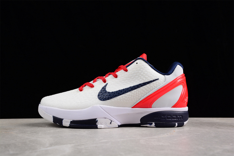 Nike Kobe 6 Protro "Team USA" PE Home White CW2190-146