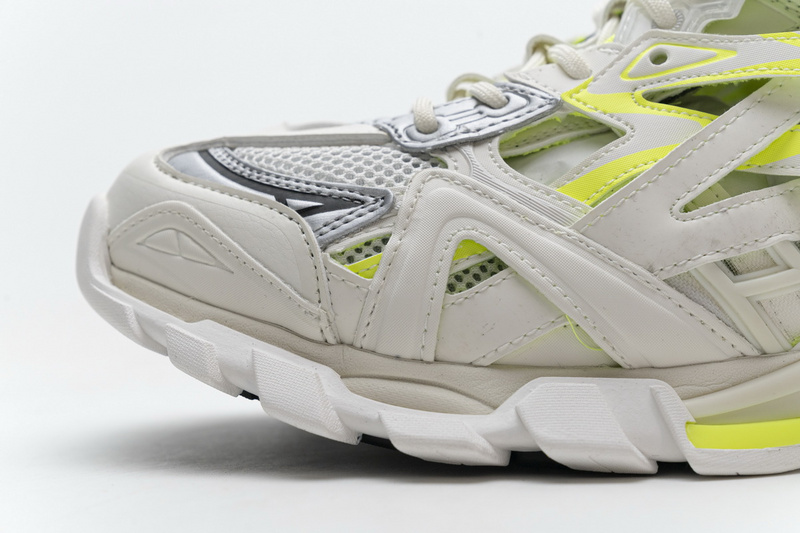 blenciaga Track 2 Sneaker White Fluo Yellow  568515 W2ON3 9073 B