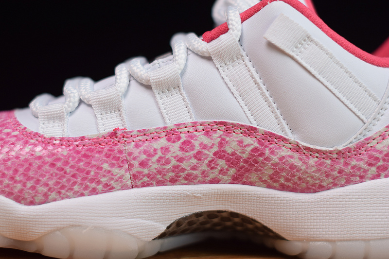 Air Jordan 11 Low White Pink Snakeskin AH7860-106