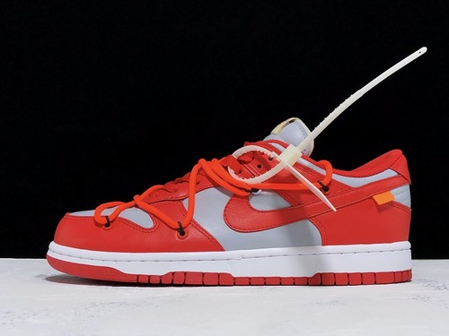 Off White x Dunk Low 'University Red' CT0856-600