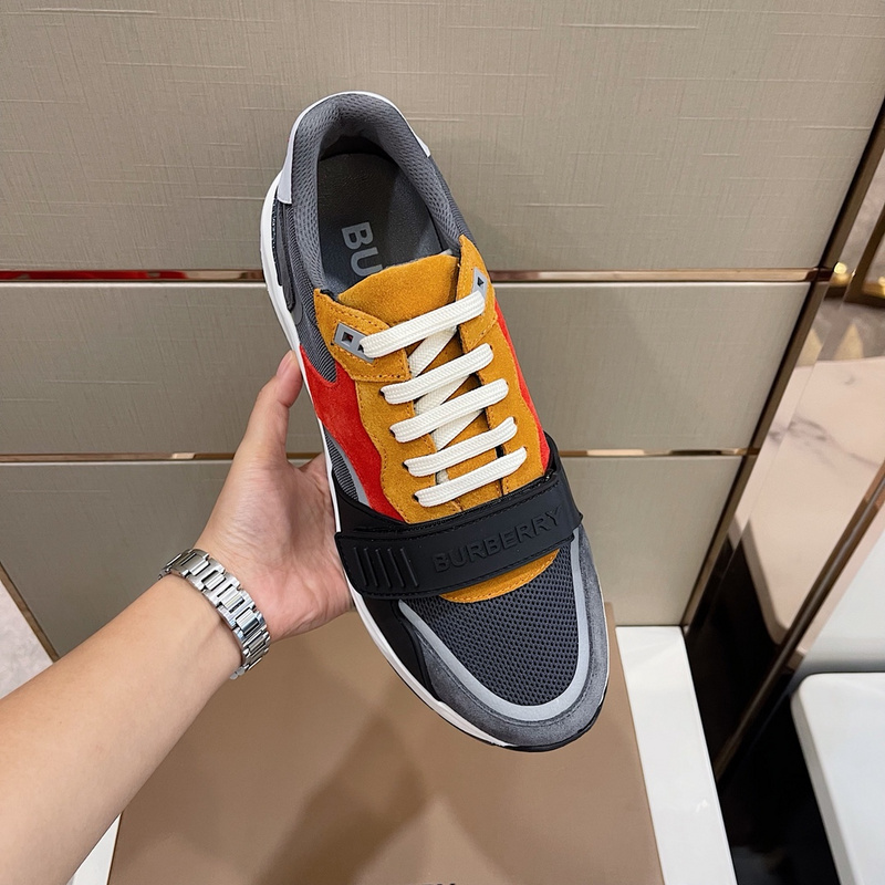 Burberry Vintage Check, Leather and Mesh Sneakers