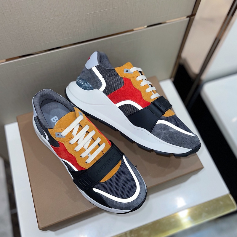 Burberry Vintage Check, Leather and Mesh Sneakers