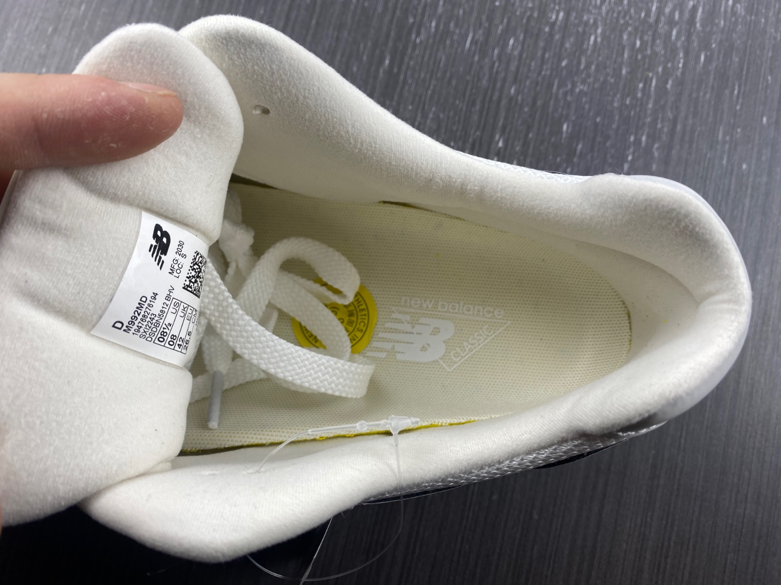 New Balance 992 White Silver (2021) - M992MD