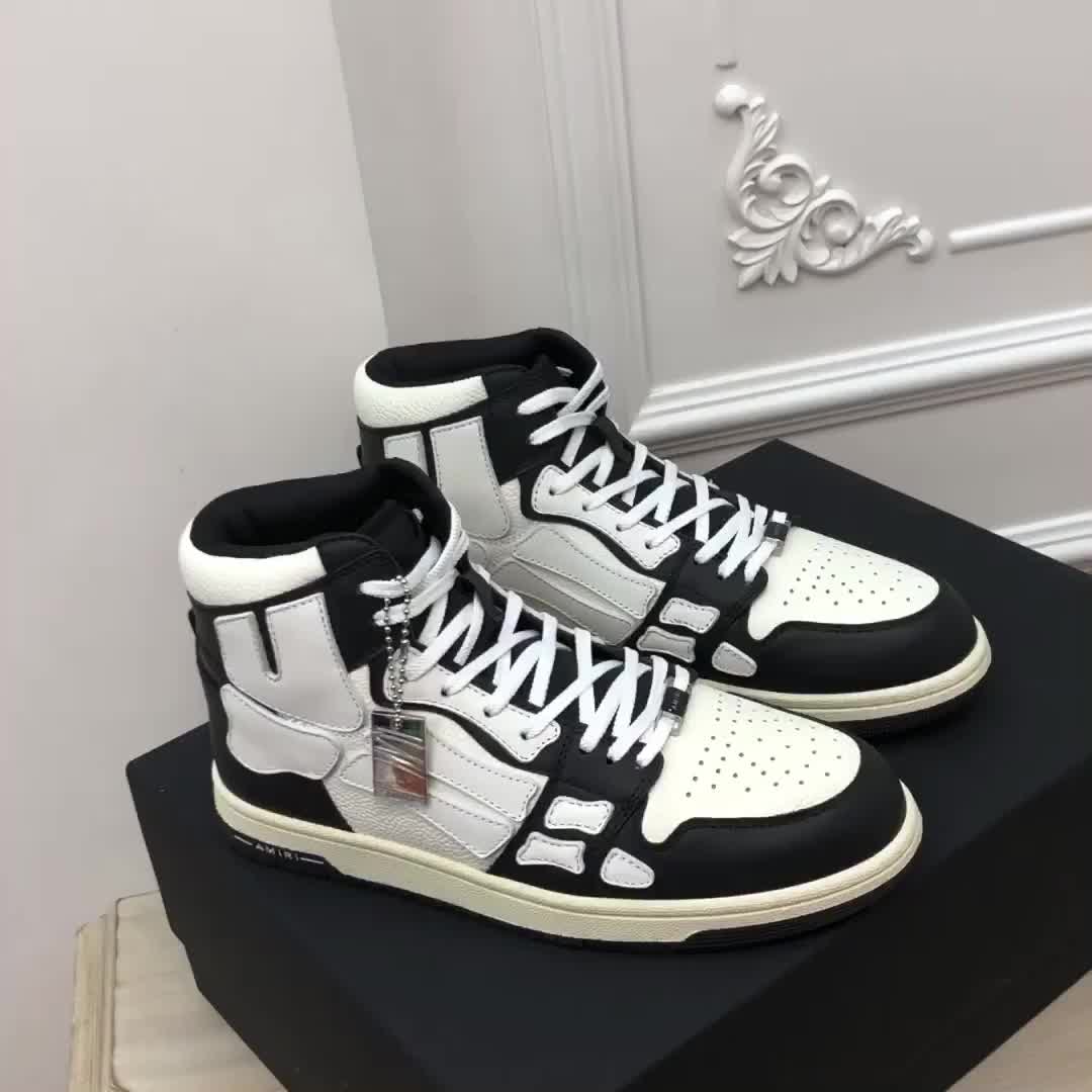 AMIRI* Skel Leather Sneakers