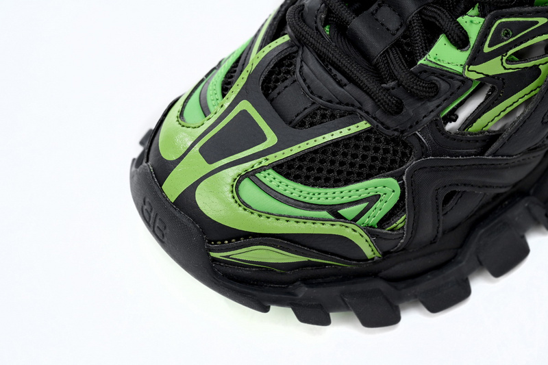 Balenciaga Track 2 Sneaker Black Green  568614 W2GN3 1086
