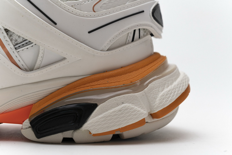 Balenciaga Tess S.White Orange LED 542436 W1GB7 9059