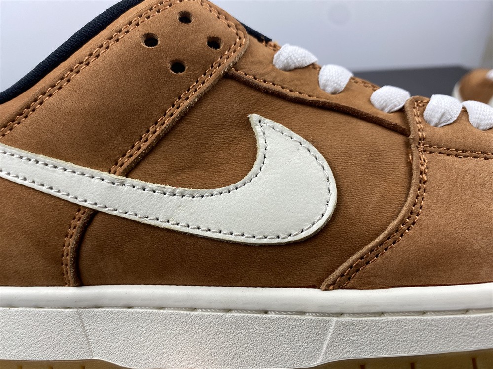 Nike SB Dunk Low Pro ISO Wheat Brown White Black DH1319-200
