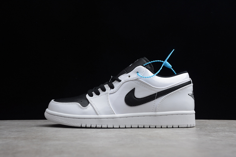 Air Jordan 1 Retro Low GS 'White Black' 553560-103