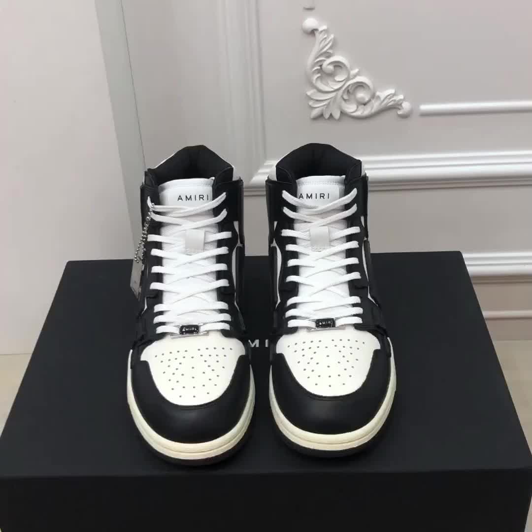 AMIRI* Skel Leather Sneakers
