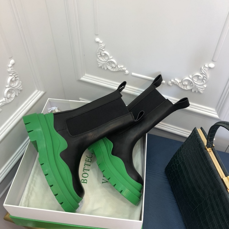 Bottega Veneta Tire Leather Ankle boots