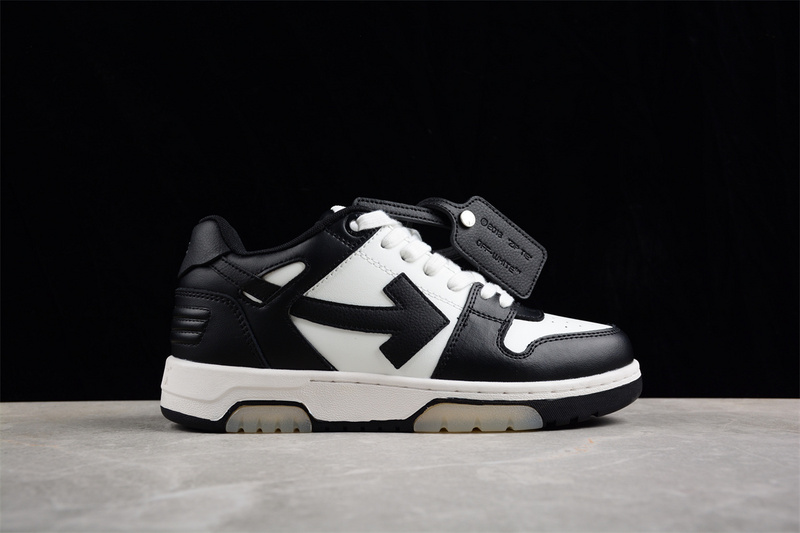 OFF-WHITE Out Of Office leather sneakers
