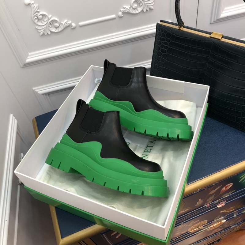 Bottega Veneta Tire Leather Ankle boots