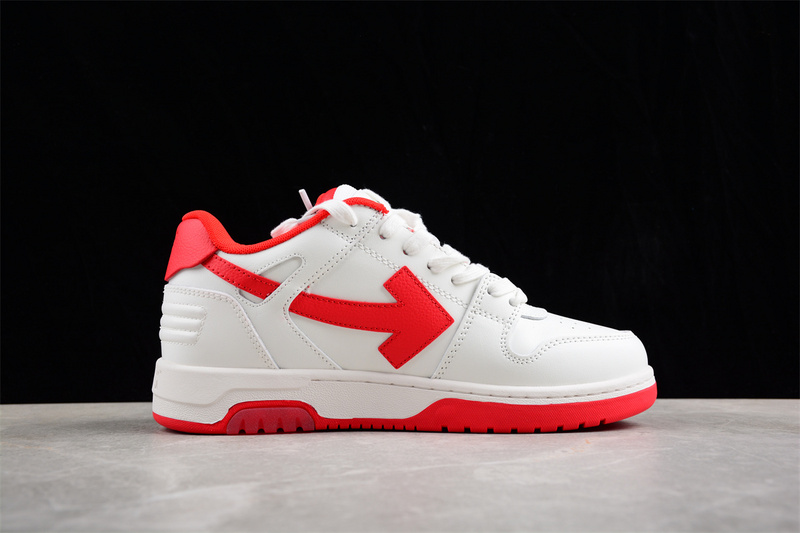 OFF-WHITE Out Of Office leather sneakers