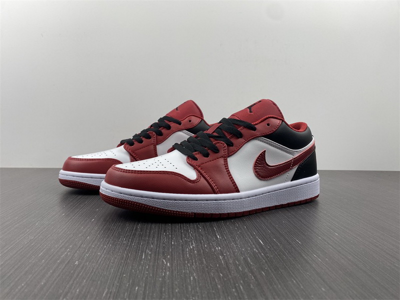 Air Jordan 1 Low 'Gym Red and Black' 553558-163