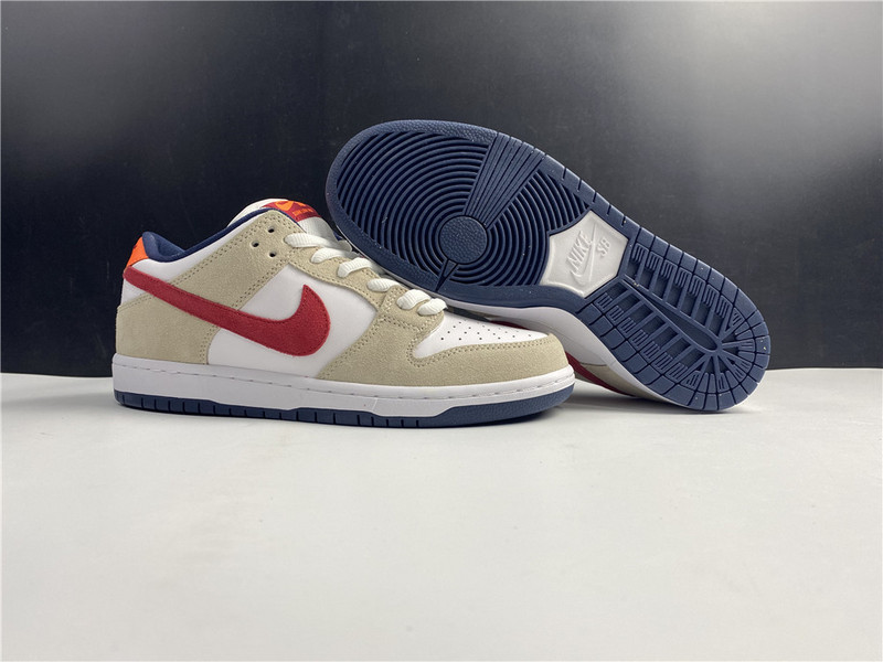 Nike Dunk Low Pro SB White/Varsity Crimson 304292-161