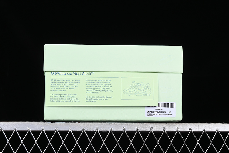 OFF-WHITE Out Of Office leather sneakers