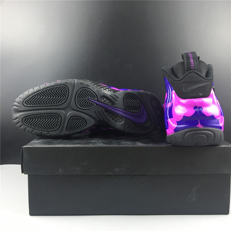 Nike Air Foamposite Pro "Purple Camo" (Black) - 624041-012