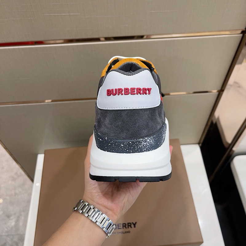 Burberry Vintage Check, Leather and Mesh Sneakers