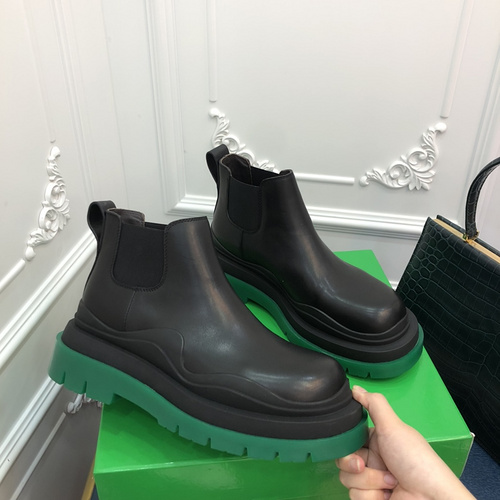 Bottega Veneta Tire Leather Ankle boots