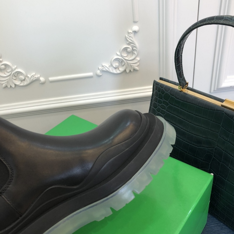 Bottega Veneta Tire Leather Ankle boots