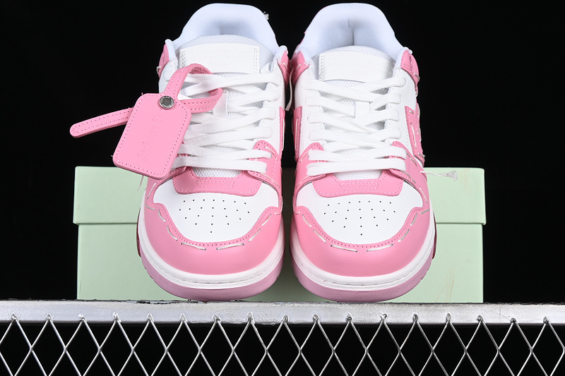 OFF-WHITE Out Of Office leather sneakers