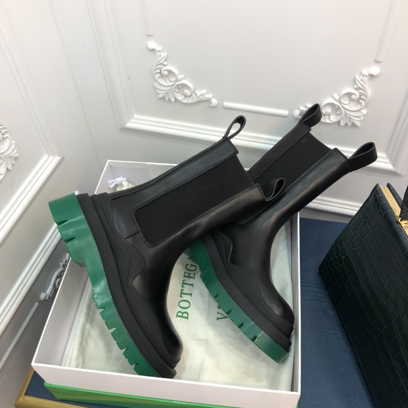 Bottega Veneta Tire Leather Ankle boots