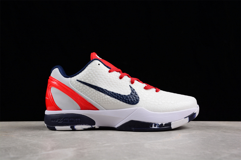 Nike Kobe 6 Protro "Team USA" PE Home White CW2190-146