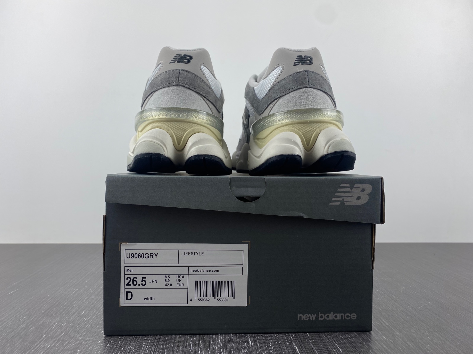 New Balance 9060 Rain Cloud Grey - U9060GRY