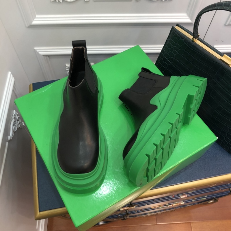 Bottega Veneta Tire Leather Ankle boots