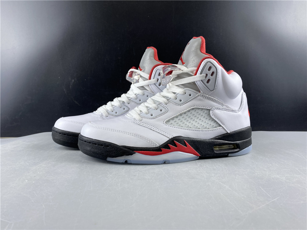 AIR JORDAN 5 FIRE RED 3M SILVER TONGUE 2020 DA1911-102