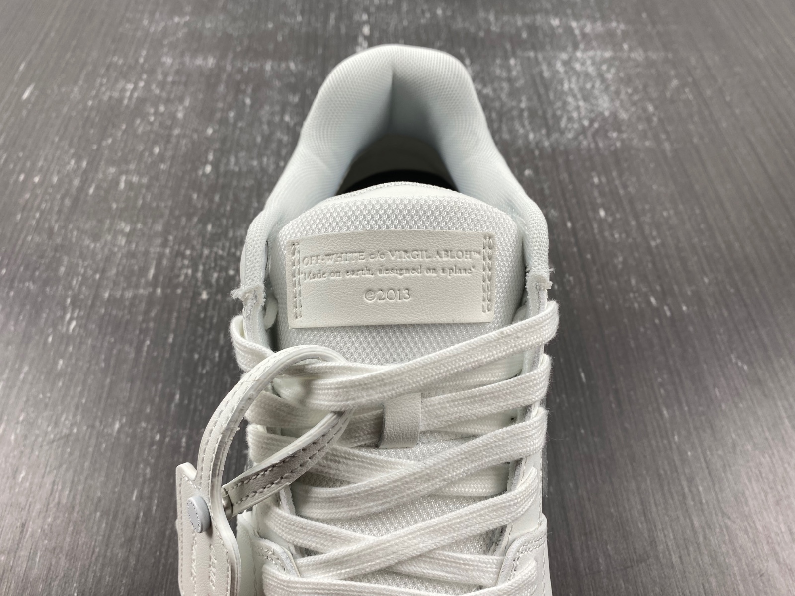 OFF-WHITE Out Of Office leather sneakers