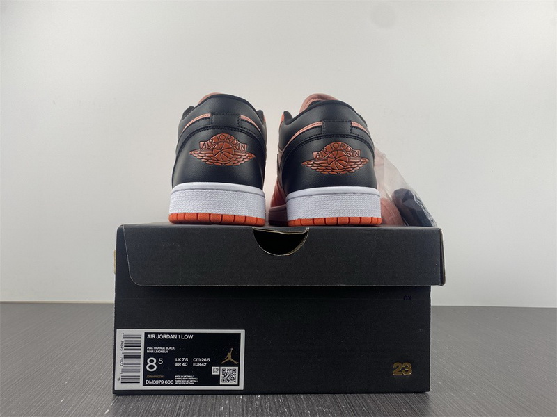 Air Jordan 1 Low Orange Black DM3379-600