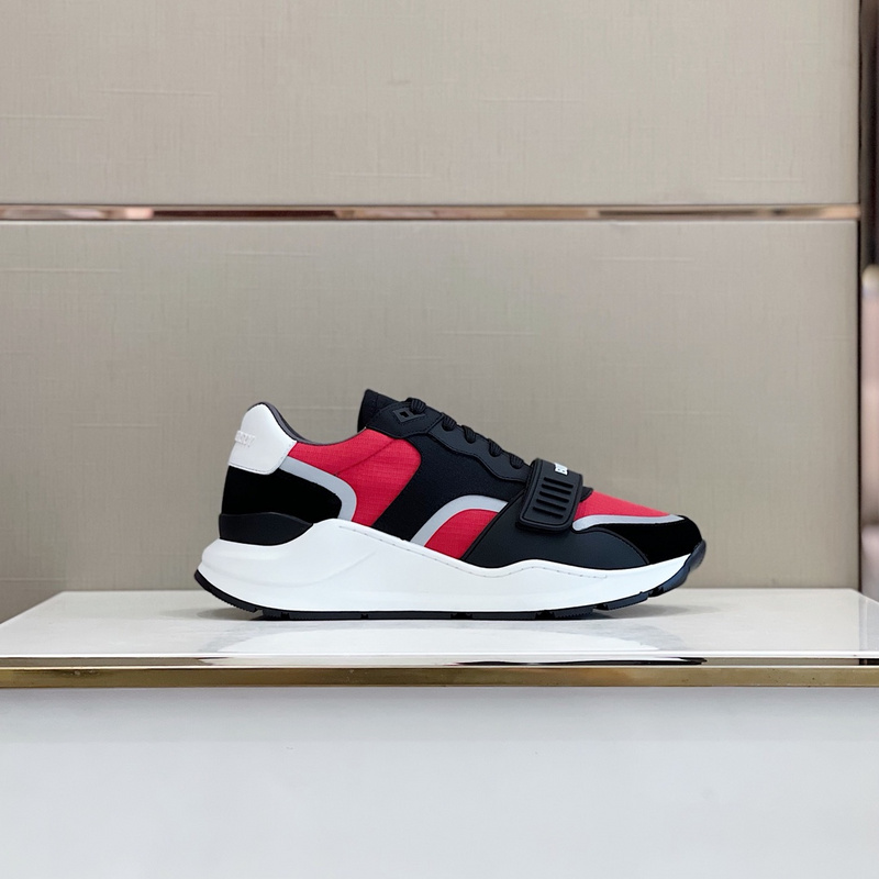 Burberry Vintage Check, Leather and Mesh Sneakers