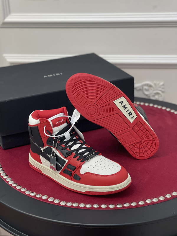 AMIRI* Skel Leather Sneakers