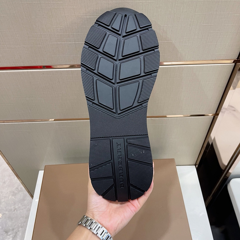 Burberry Vintage Check, Leather and Mesh Sneakers