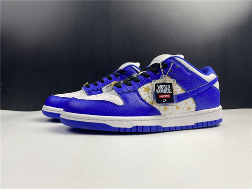 Supre* X Dunk Low OG SB QS 'Hyper Royal' - DH3228 100