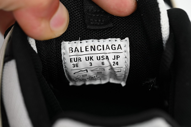 Balenciaga Tess S.Black Rice White Blac 542436 W3SU5 9791