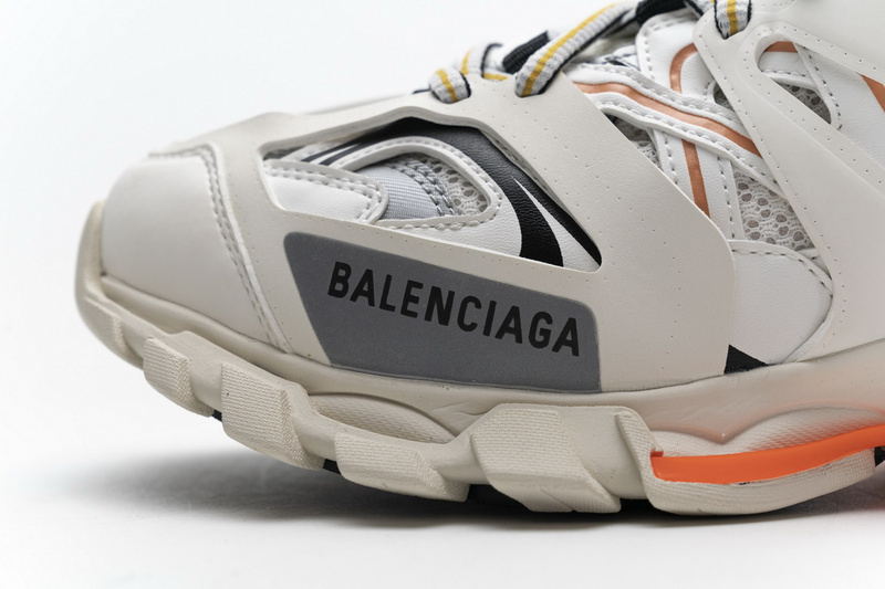 Balenciaga Tess S.White Orange LED 542436 W1GB7 9059