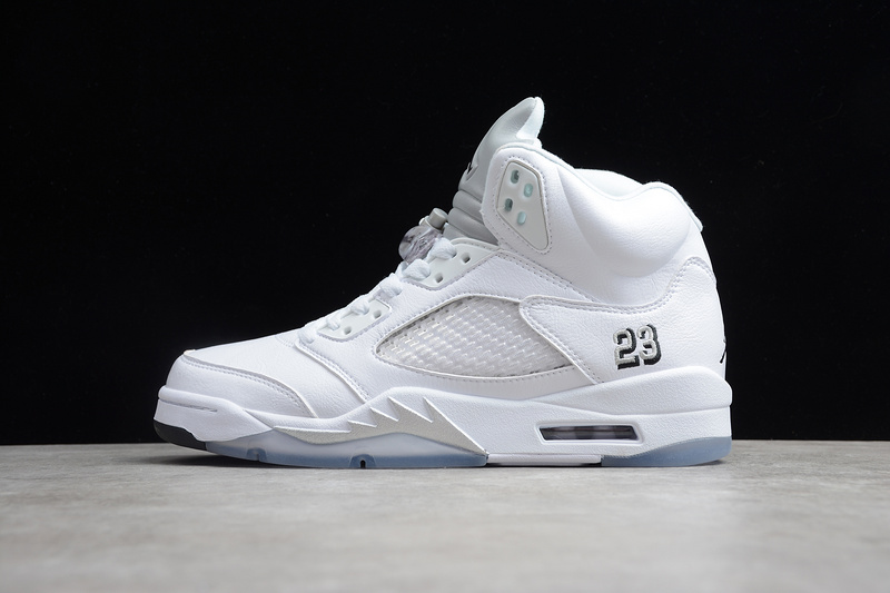 Air Jordan 5 Retro 'Metallic White' 136027-130