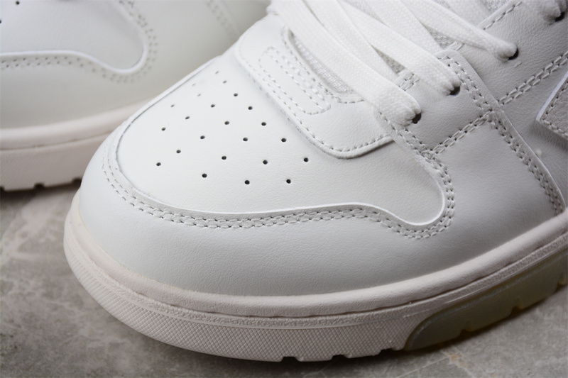 OFF-WHITE Out Of Office leather sneakers
