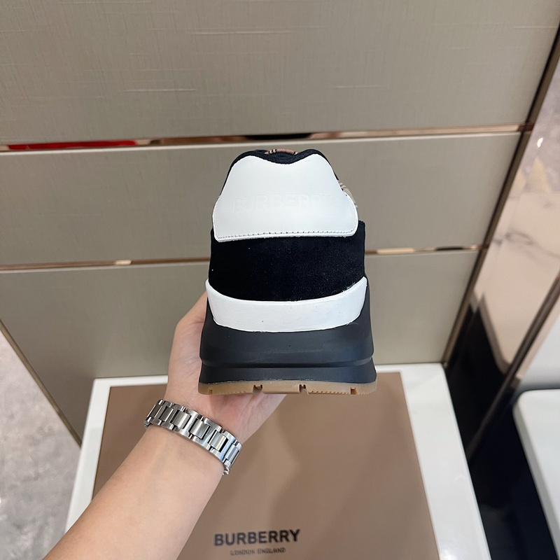 Burberry Vintage Check, Leather and Mesh Sneakers