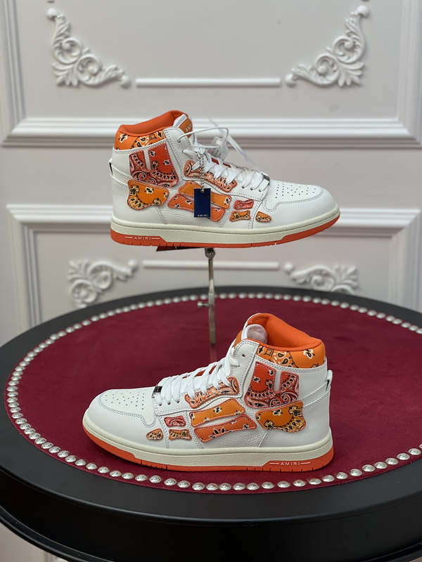 AMIRI* Skel Leather Sneakers