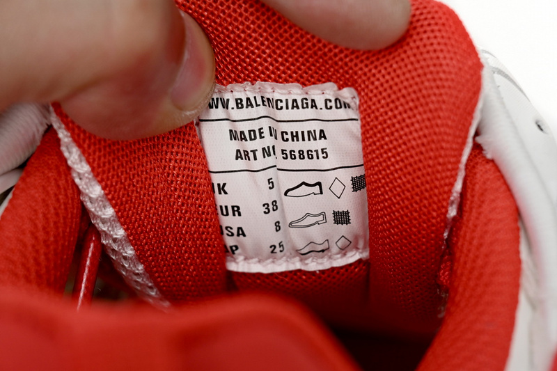 Balenciaga Track 2 Sneaker Military Black White Red  568615 W2GN3 1293