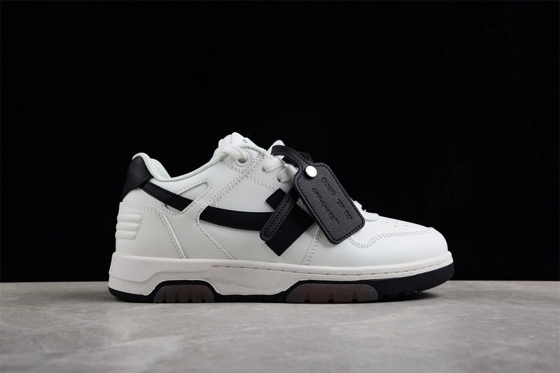 OFF-WHITE Out Of Office leather sneakers